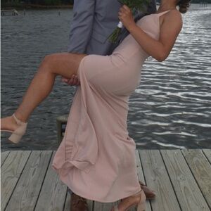 Lulu's Elegant Pink Dress